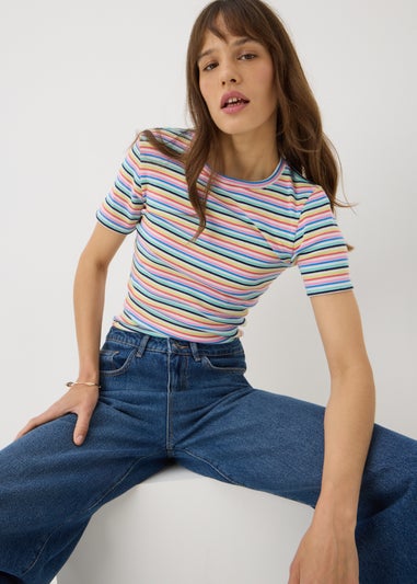 Multicolour Stripe T-Shirt