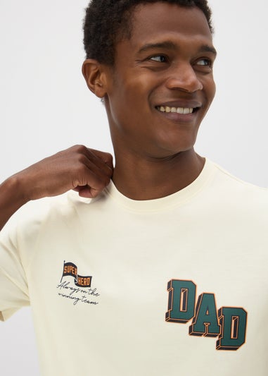 Ecru Dad Printed T-Shirt