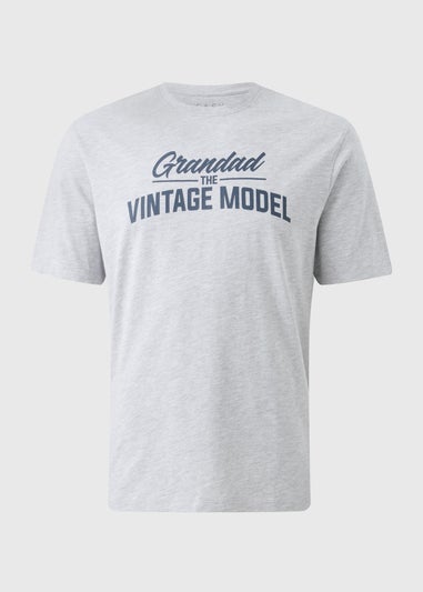 Grey Grandad Vintage Model T-Shirt