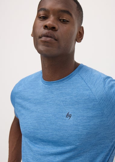 Souluxe Blue Two Tone T-Shirt