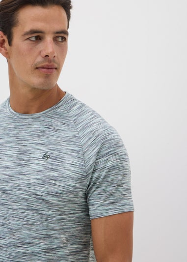 Souluxe Grey Two Tone T-Shirt