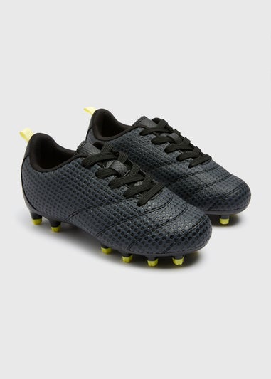 Kids Grey Football Boots (Younger 12/13-Older 5/6)