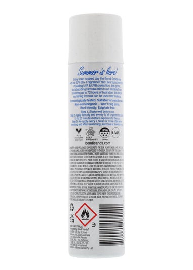 Bondi Sands Fragrance Free Sunscreen Mist SPF50 (79ML)