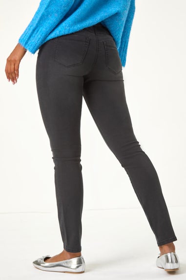 Roman Charcoal Trim Detail Jegging