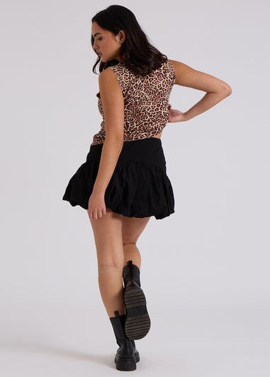 Urban Bliss Black Balloon Mini Skirt