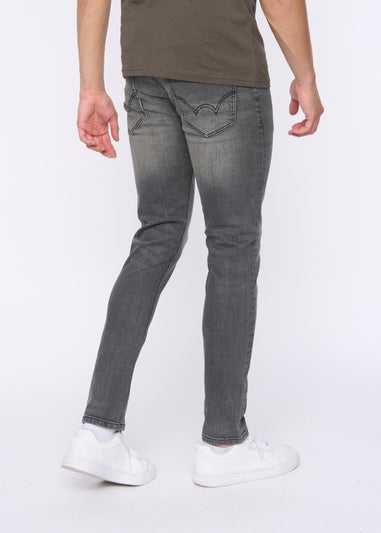 Duck & Cover Grey Maylead Slim Fit Jeans