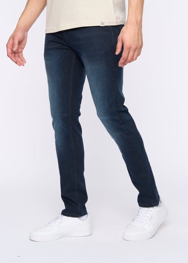 Duck & Cover Black/Blue Maylead Slim Fit Jeans