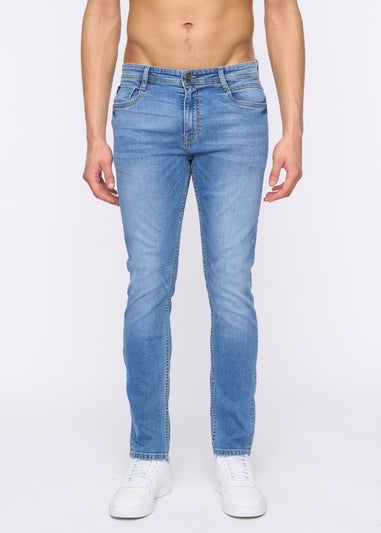 Duck & Cover Light Blue Wash Maylead Slim Fit Jeans