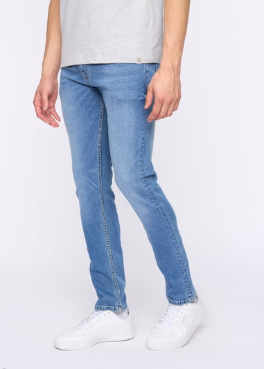 Duck & Cover Light Blue Wash Maylead Slim Fit Jeans