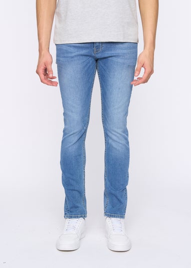 Duck & Cover Light Blue Wash Maylead Slim Fit Jeans