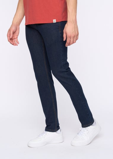 Duck & Cover Navy Wash Maylead Slim Fit Jeans