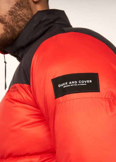 Duck & Cover Red Synmax Quilted Jacket