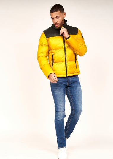 Duck & Cover Yellow Synmax Quilted Jacket