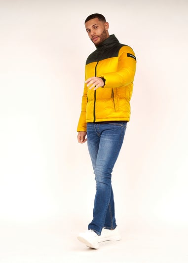 Duck & Cover Yellow Synmax Quilted Jacket