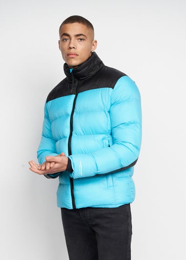 Duck & Cover Turquoise Synflax Puffer Jacket