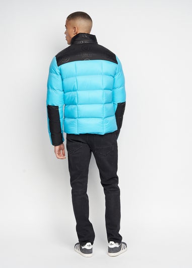 Duck & Cover Turquoise Synflax Puffer Jacket