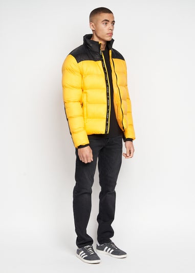 Duck & Cover Yellow Synflax Puffer Jacket