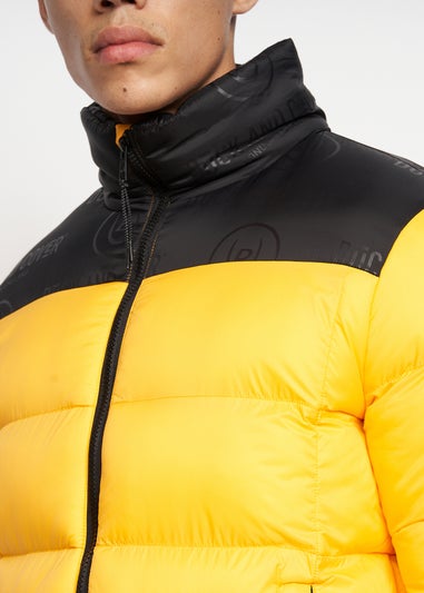 Duck & Cover Yellow Synflax Puffer Jacket