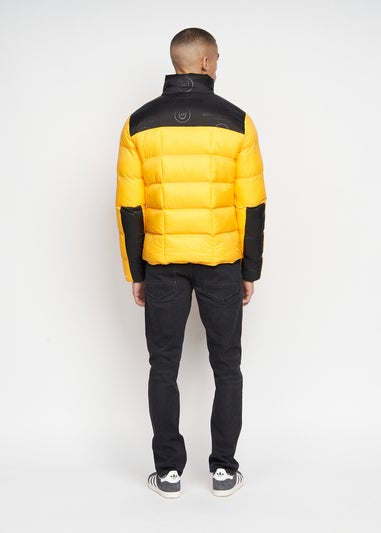 Duck & Cover Yellow Synflax Puffer Jacket