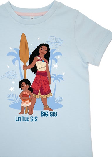 Disney Blue Moana Big Sis Stars Pyjamas (3-8 Years)