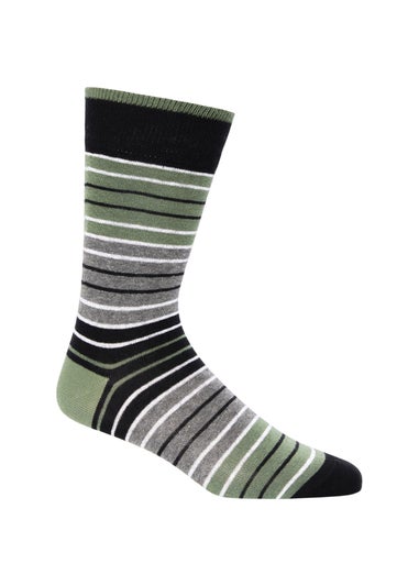 Duck & Cover Olive 7-Pack Bellion Socks