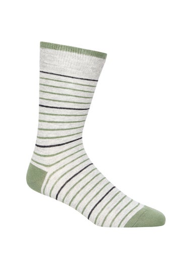 Duck & Cover Olive 7-Pack Bellion Socks