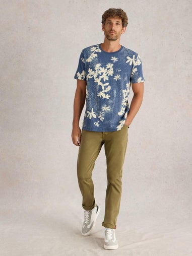 T-Shirt mit floralem Print
