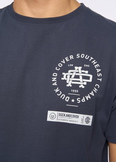 Duck & Cover Navy Chellforth T-Shirt