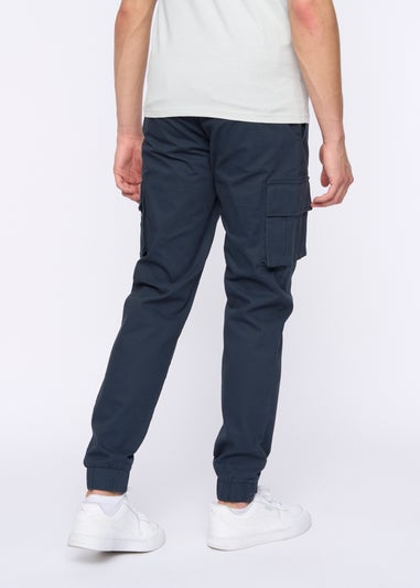 Duck & Cover Navy Chemmer Woven Jog Pants