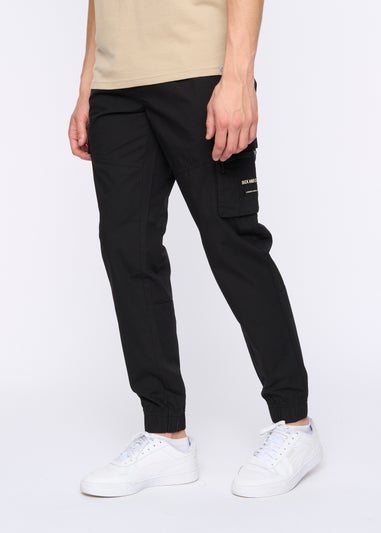 Duck & Cover Black Chesser Jog Pants