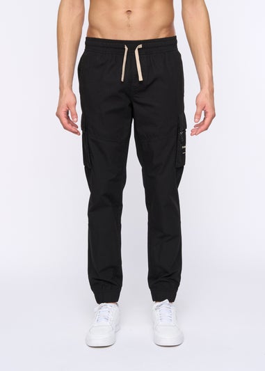 Duck & Cover Black Chesser Jog Pants