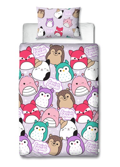 Squishmallow Bright Reversible Duvet Cover Set