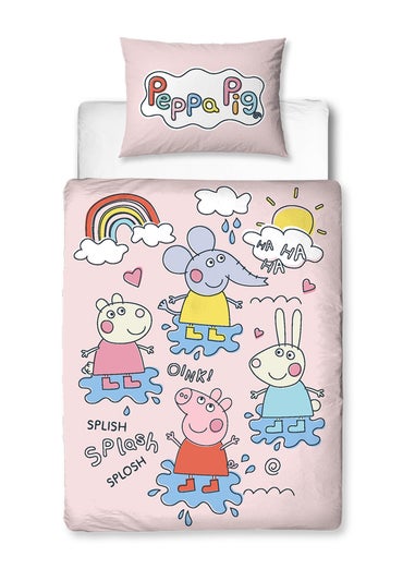 Peppa Pig Playful Reversible Duvet Cover Set