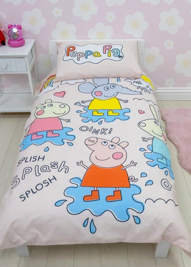 Peppa Pig Playful Reversible Duvet Cover Set