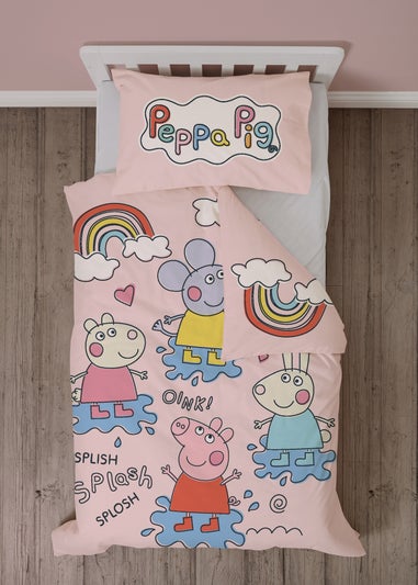 Peppa Pig Playful Reversible Duvet Cover Set