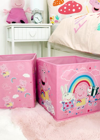 Peppa Drop 2 Pack Storage Box