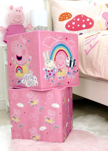 Peppa Drop 2 Pack Storage Box