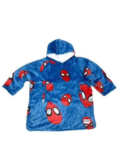 Spiderman Heads Up Wearable Hooded Fleece