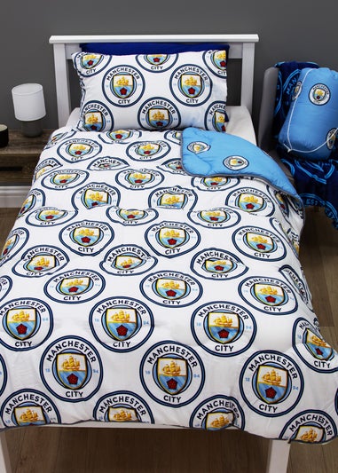 Manchester City Coverless Quilt Duvet Cover Set