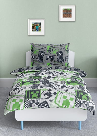 Minecraft Mixed up Coverless Quilt Duvet Set