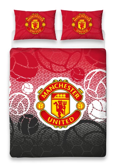 Manchester United FC Reversible Duvet Cover Set