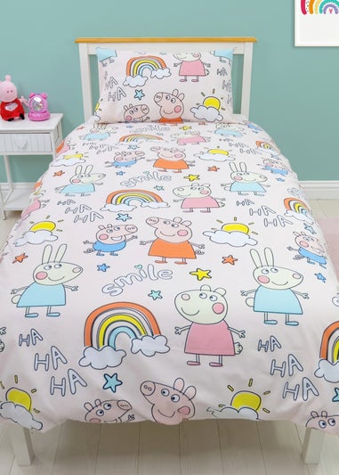 Peppa Pig Playful Reversible Duvet Cover Set