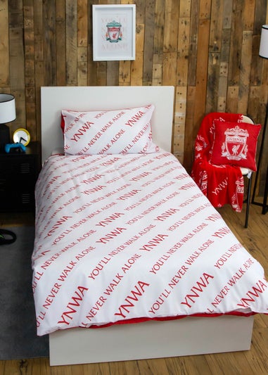 Liverpool Tone Reversible Duvet Cover Set