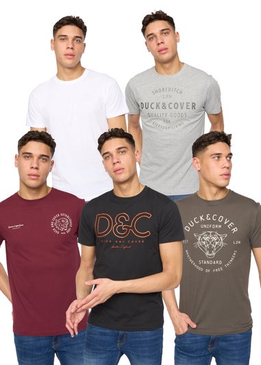 Duck & Cover Assorted 5-Pack Corsure T-Shirt