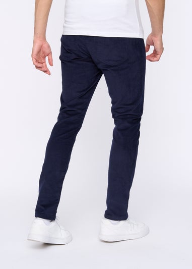 Duck & Cover Navy Cordsome Trousers