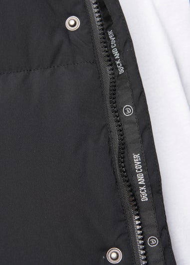 Duck & Cover Black Fletchley Puffer Jacket