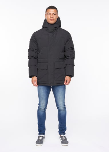 Duck & Cover Black Fletchley Puffer Jacket