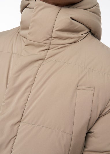 Duck & Cover Beige Fletchley Puffer Jacket