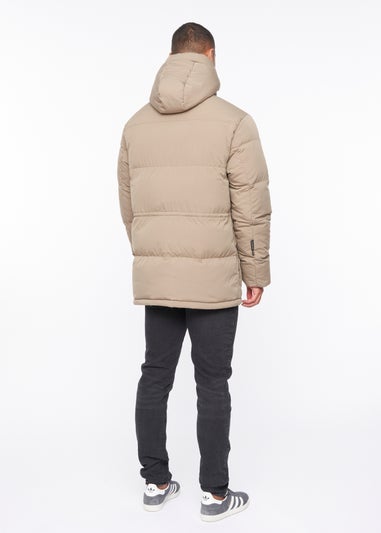 Duck & Cover Beige Fletchley Puffer Jacket