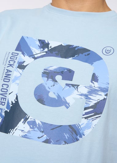 Duck & Cover Sky Blue Deecee T-Shirt